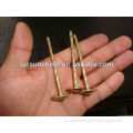 copper roofing nails with umbrell head plain shank factory